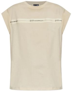 EA7 Logo Series T-Shirt - White