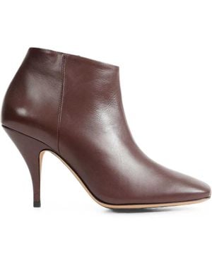 Jude Credo Square-Toe Ankle Boots - Brown