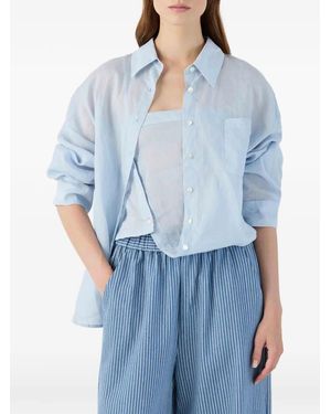 ELEH Chest-Pocket Shirt - Blue