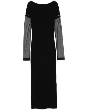 Sportmax Grazia マキシドレス - ブラック