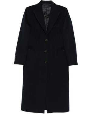 Blazé Milano Abrigo Con Botones - Negro