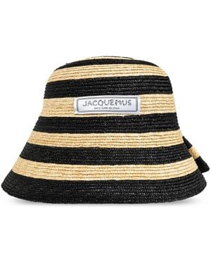 Jacquemus Striped Hat - ナチュラル
