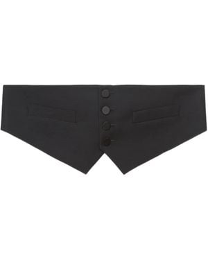 DSquared² Front-button Cummerbund - Black