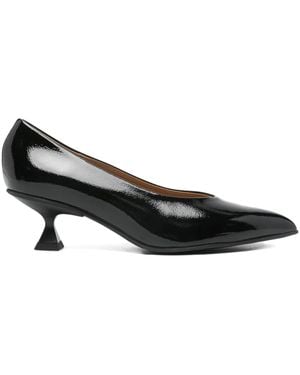 Pedro Miralles Pumps aus Leder - Schwarz