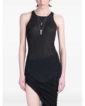 Rick Owens アシンメトリー ドレス - ブラック