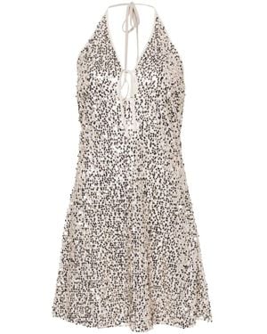 ROTATE BIRGER CHRISTENSEN Sequinned Mini Dress - White