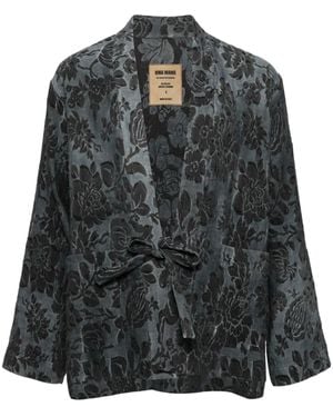 Uma Wang Jacke Aus Jacquard - Schwarz