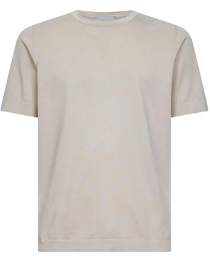 D4.0 Ribbed Crew-Neck T-Shirt - White