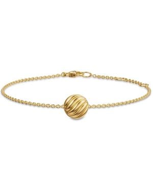 David Yurman Bracciale Sculpted Cable Flex - Bianco