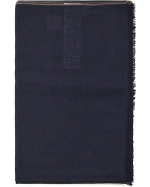 Eleventy Schal Mit Fransen - Blau
