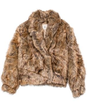 THE GARMENT Faux-Fur Coat - Brown