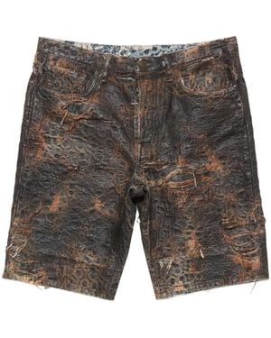 Acne Studios Bermudas con monograma - Gris