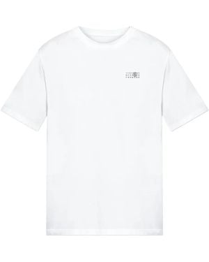MM6 by Maison Margiela Number-Print Cotton T-Shirt - White