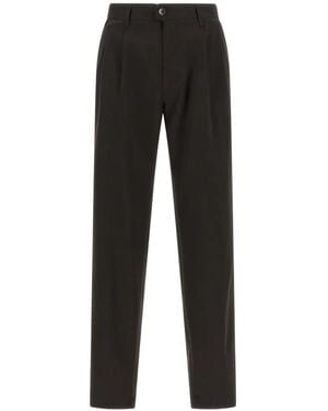 Incotex Pleated Tailored Pants - Black