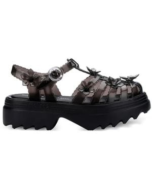 Melissa X Susan Fang Possession Platform Sandals - Black