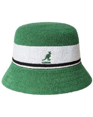 Kangol Embroidered-Logo Hat - Green
