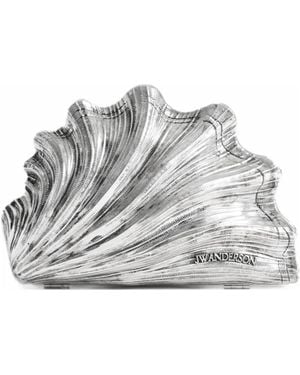 JW Anderson Shell Clutch Bag - Gray