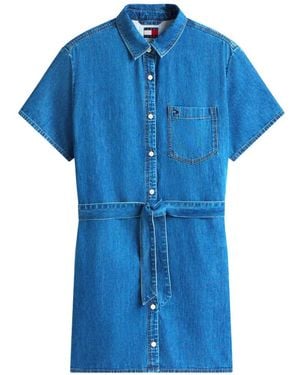 christmas plaid dress for women SSYS The Everly Scallop Trim Puff Sleeve Shift Dress In Red Plaid main image 0