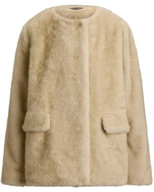 Ralph Lauren Mantel Mit Rundem Ausschnitt - Natur