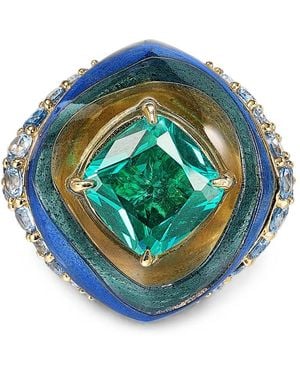 Anabela Chan Ocean Sugarloaf Ring - Blau