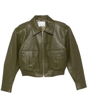 Frankie Shop Frankie Shop Army Polyurethane Jacket - Green