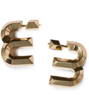 Miu Miu Metal Earrings - Metallic