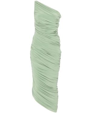 Norma Kamali Diana Maxi Dress - Green