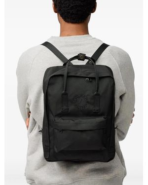 Fjallraven Re-Kånken Embossed-Logo Backpack - Grey