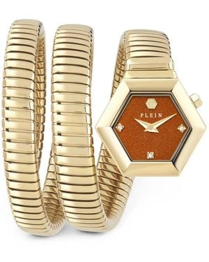 Philipp Plein Snake Hexagon Watch - Metallic