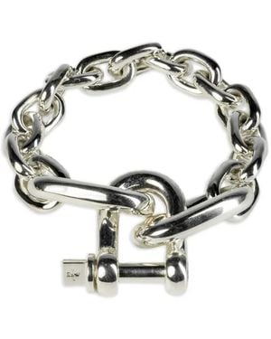 Parts Of 4 Chain Charm Bracelet - Metallic