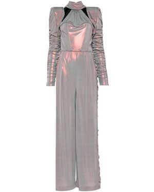 MITILIANE COUTURE Holographic Jumpsuit - Grey
