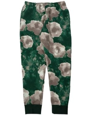 Nike Floral-Print Club Track Trousers - Green