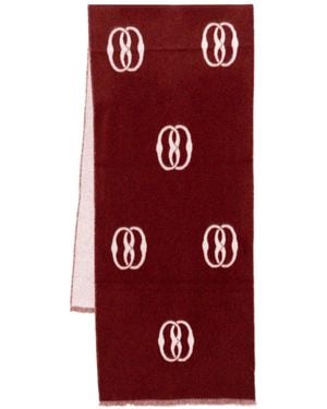 Bally Emblem Scarf - Red