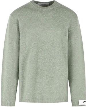 Golden Goose Bouclé-Knit Crew-Neck Jumper - Green
