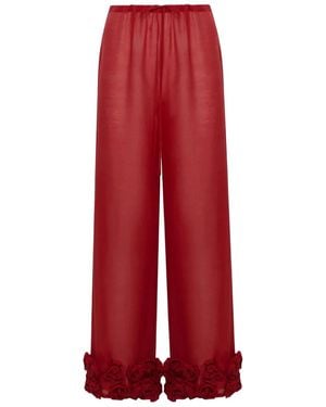 Oséree Rose Trousers - Red