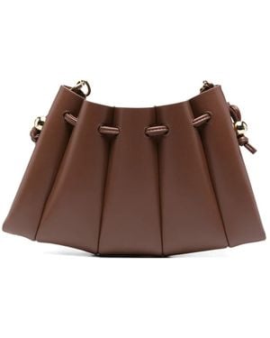 THEMOIRÈ Dafne Clutch Bag - Brown