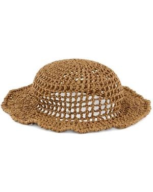 Giorgio Armani Woven Sun Hat - Metallic