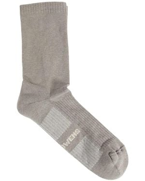 Rick Owens Mid Calf Socks - Grey
