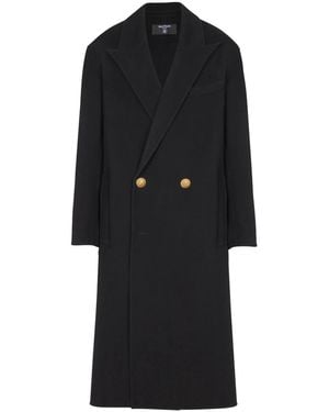 Balmain Cappotto Doppiopetto - Nero