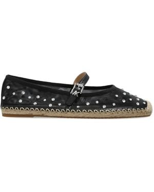 MICHAEL Michael Kors Lynn Studded Espadrilles - White