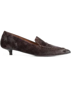 Marsèll Mocasines Spino Con Puntera En Punta - Marrón