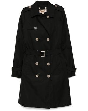 MICHAEL Michael Kors Zweireihiger Trenchcoat - Schwarz