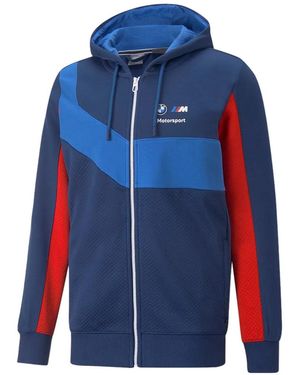 PUMA X Bmw Motorsport Zip-Up Hoodie - Blue