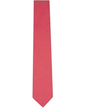Ferragamo Patterned tie - Rosa