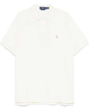 Polo Ralph Lauren Polo Pony-Embroidered Polo Shirt - White