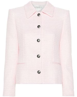 Alessandra Rich Blazer À Sequins - Rose