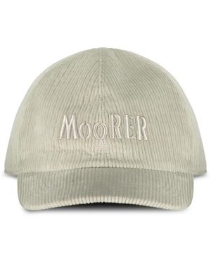 Moorer Corduroy Cap - White