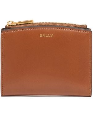 Bally Althea Logo-Detail Leather Wallet - Brown