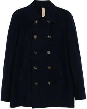 Eleventy Double-breasted Buttoned Blazer - Blue