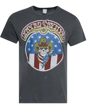 MadeWorn Lynyrd Skynyrd Skull T-Shirt - Black